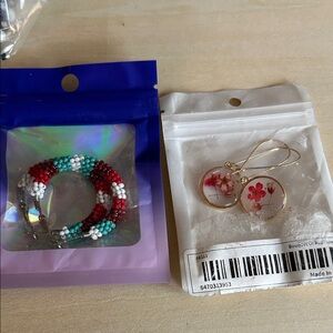 Floral Earrings and Beaded earrings Sets